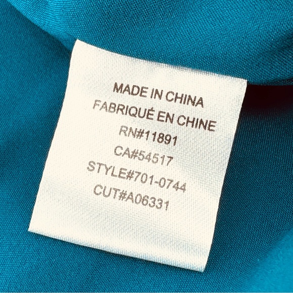 NWT ALI & JAY Blue Lagoon Stolls Floral Chiffon Wide Leg Jumpsuit - Picture 12 of 14